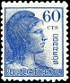Spain 1938 Republic Alegory 60 CTS Azul Edifil 754